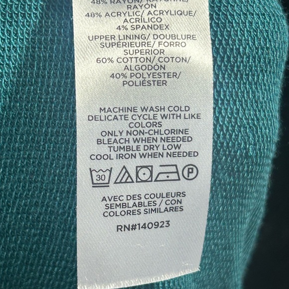 Lou & Grey Signature Soft Cinch Waist Midi Dress Dragonfly Sz M - Picture 9 of 10